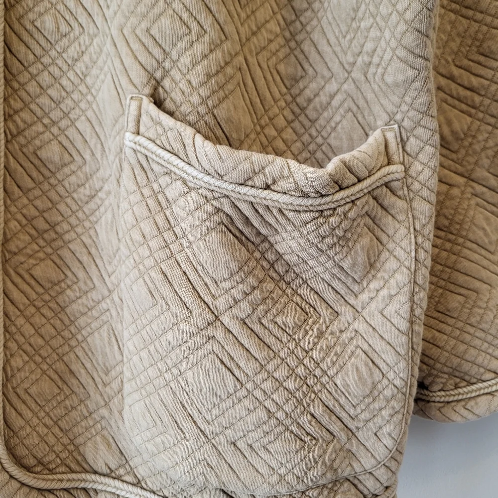 Banana Republic Tan Quilted Countryside Cottagecore Layering Jacket - Picture 4 of 8